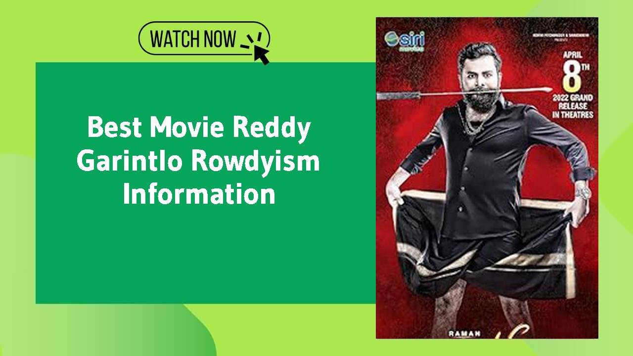 Reddy Garintlo Rowdyism